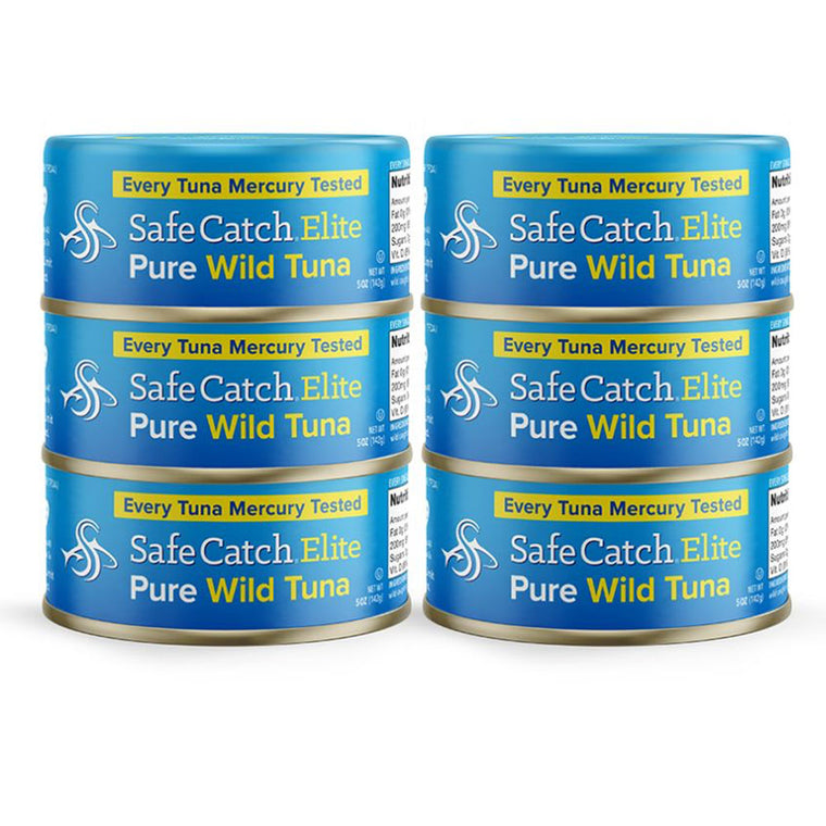  6 cans of pure wild tuna 