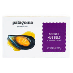 Pantagonia smoked mussel box 