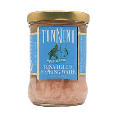 Tonnino tuna fillets in spring water jar 