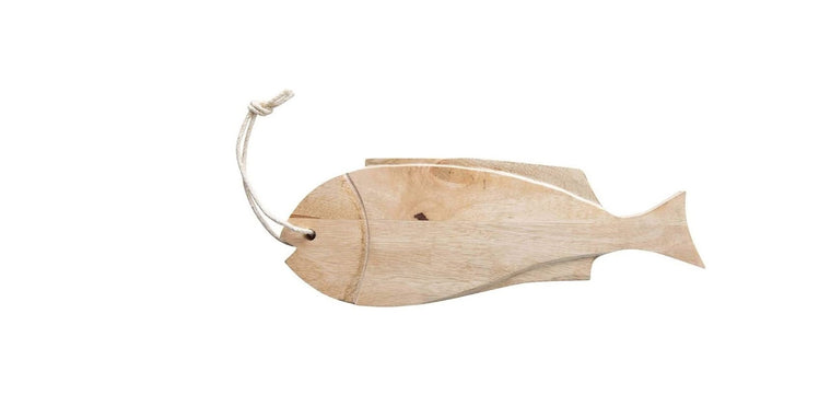 a decorative fish shaped board